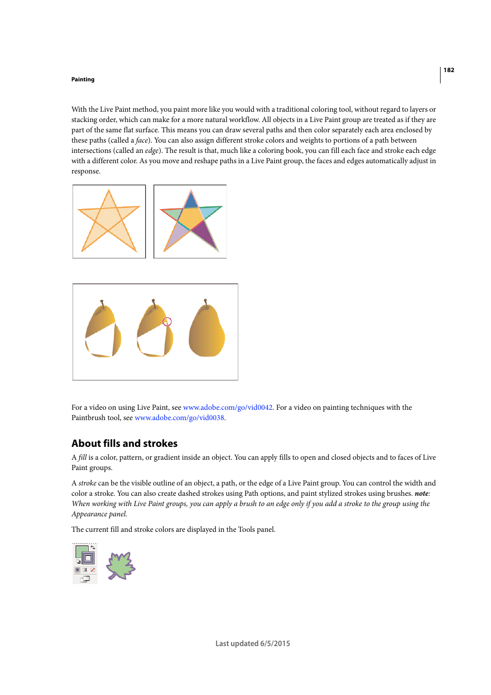 About fills and strokes | Adobe Illustrator CC 2015 User Manual | Page 187 / 556