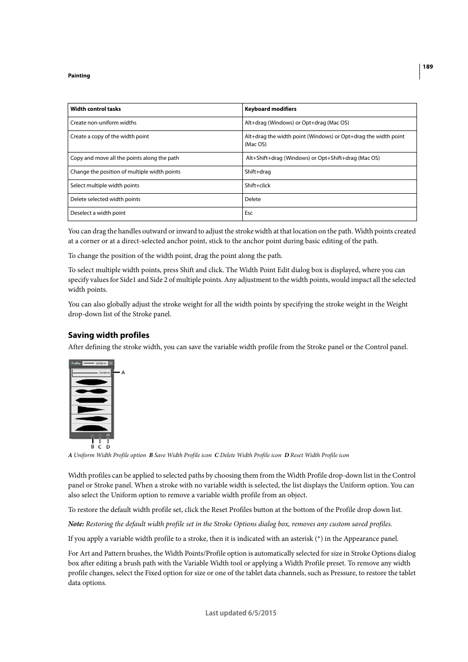 Saving width profiles | Adobe Illustrator CC 2015 User Manual | Page 194 / 556