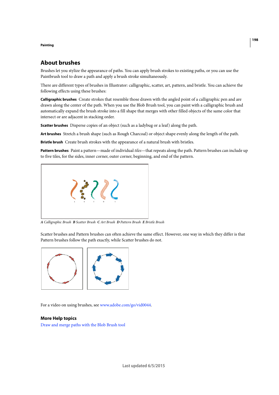 About brushes | Adobe Illustrator CC 2015 User Manual | Page 203 / 556