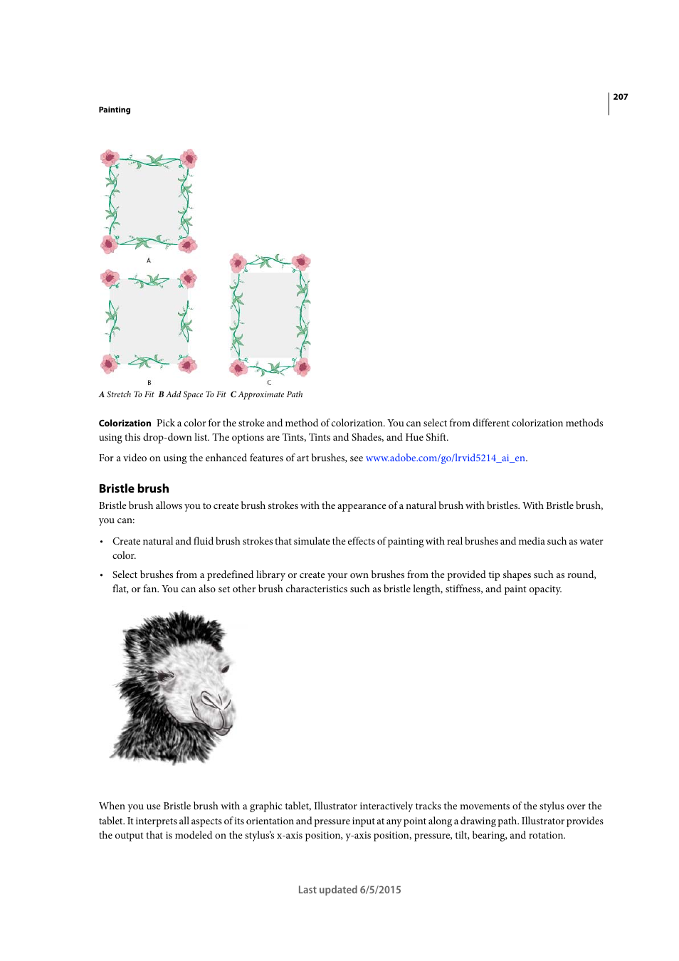 Bristle brush | Adobe Illustrator CC 2015 User Manual | Page 212 / 556