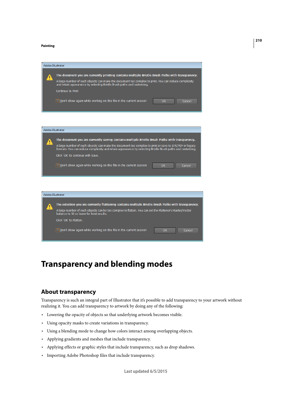 Transparency and blending modes, About transparency | Adobe Illustrator CC 2015 User Manual | Page 215 / 556