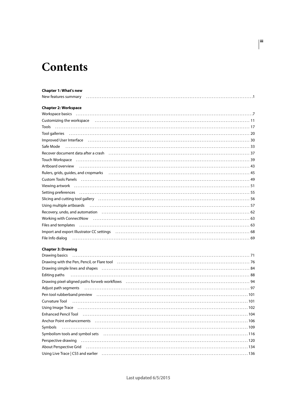 Adobe Illustrator CC 2015 User Manual | Page 3 / 556