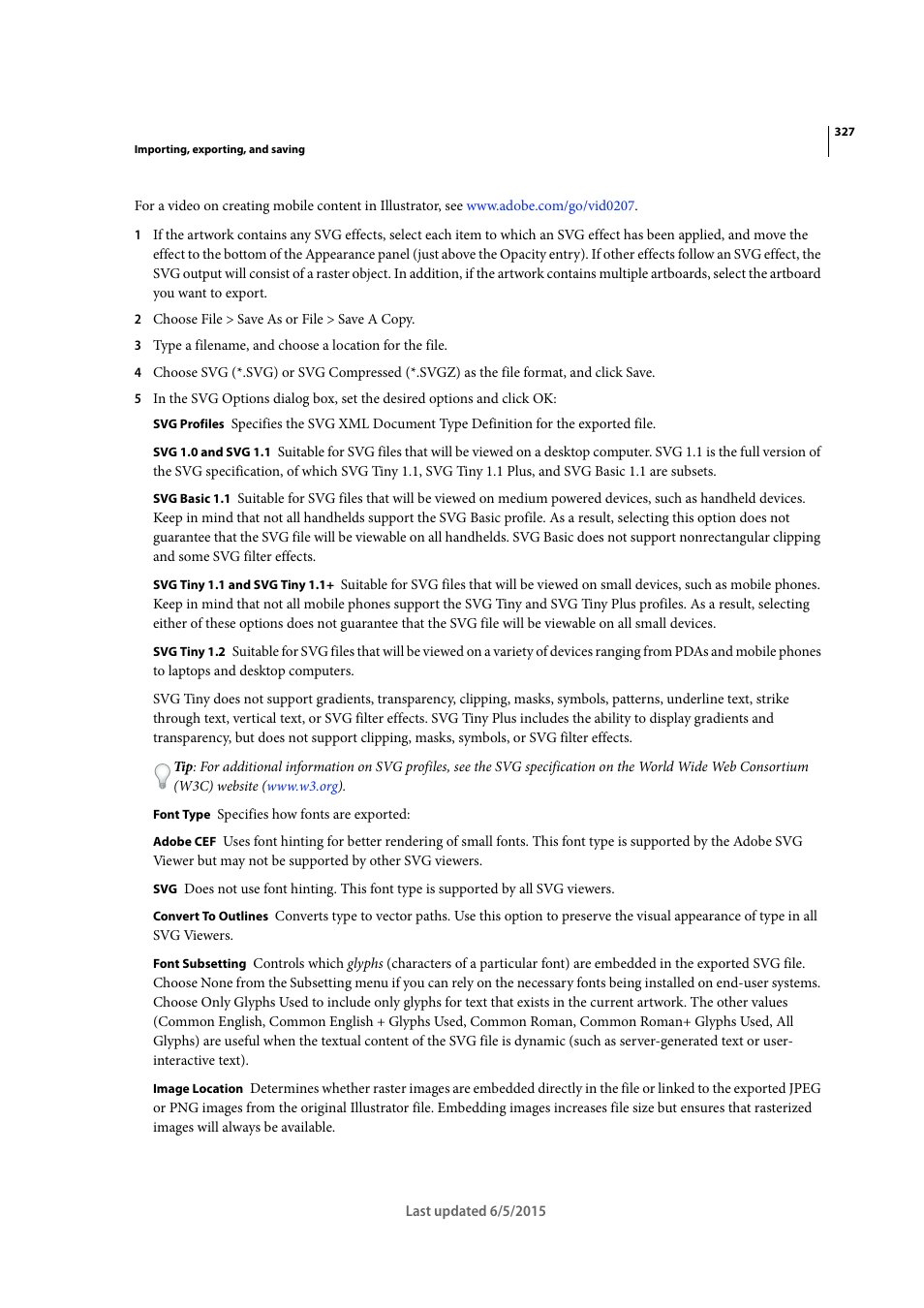 Adobe Illustrator CC 2015 User Manual | Page 332 / 556