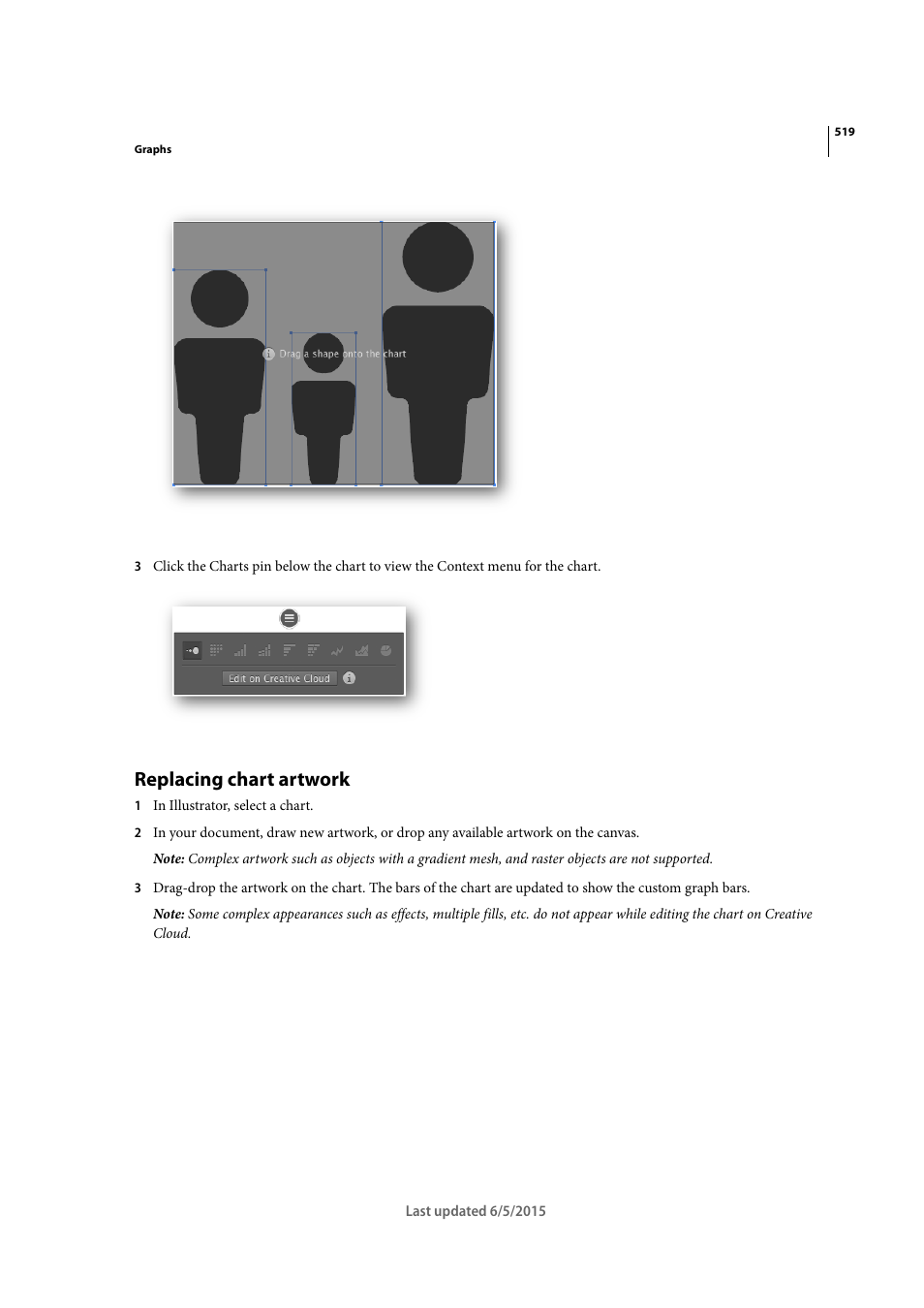 Replacing chart artwork | Adobe Illustrator CC 2015 User Manual | Page 524 / 556