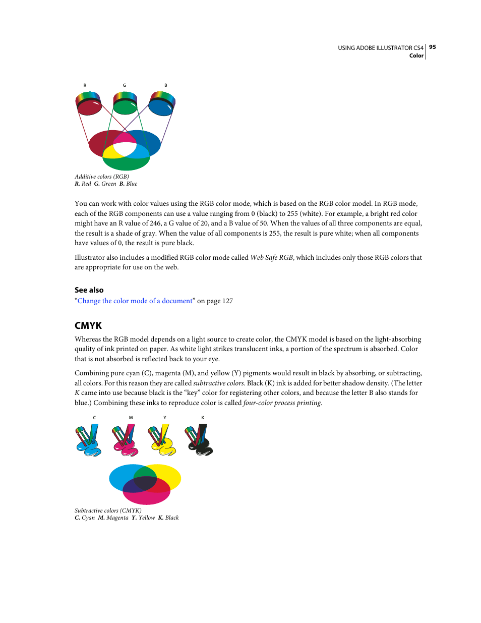 Cmyk | Adobe Illustrator CS4 User Manual | Page 102 / 499