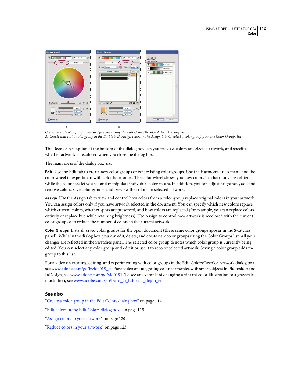 Adobe Illustrator CS4 User Manual | Page 119 / 499