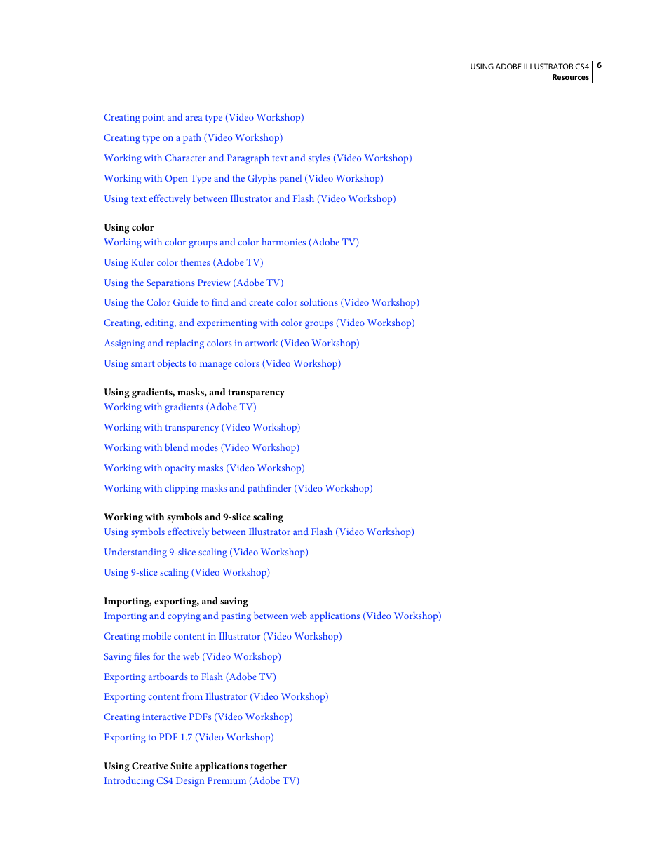Adobe Illustrator CS4 User Manual | Page 13 / 499