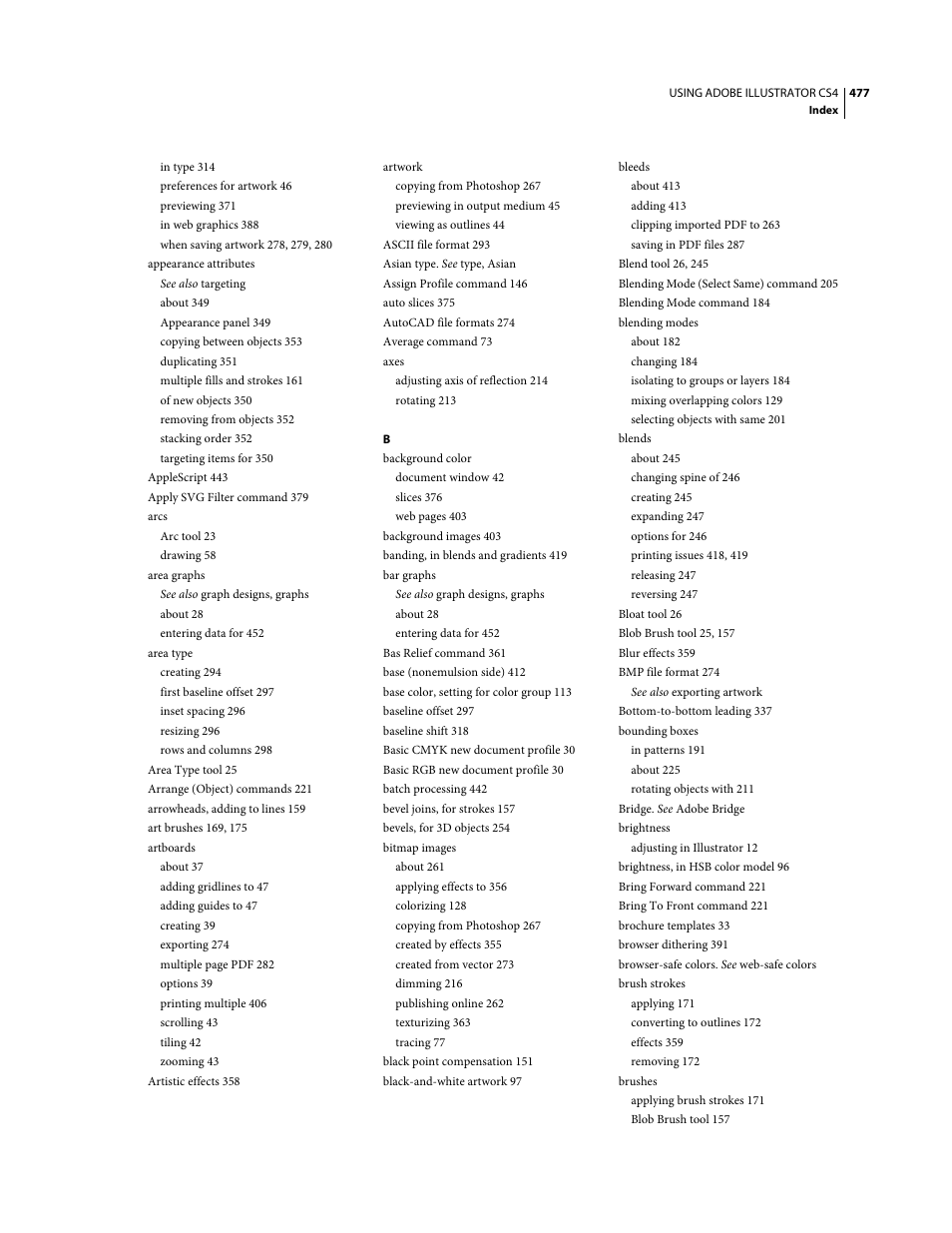 Adobe Illustrator CS4 User Manual | Page 484 / 499