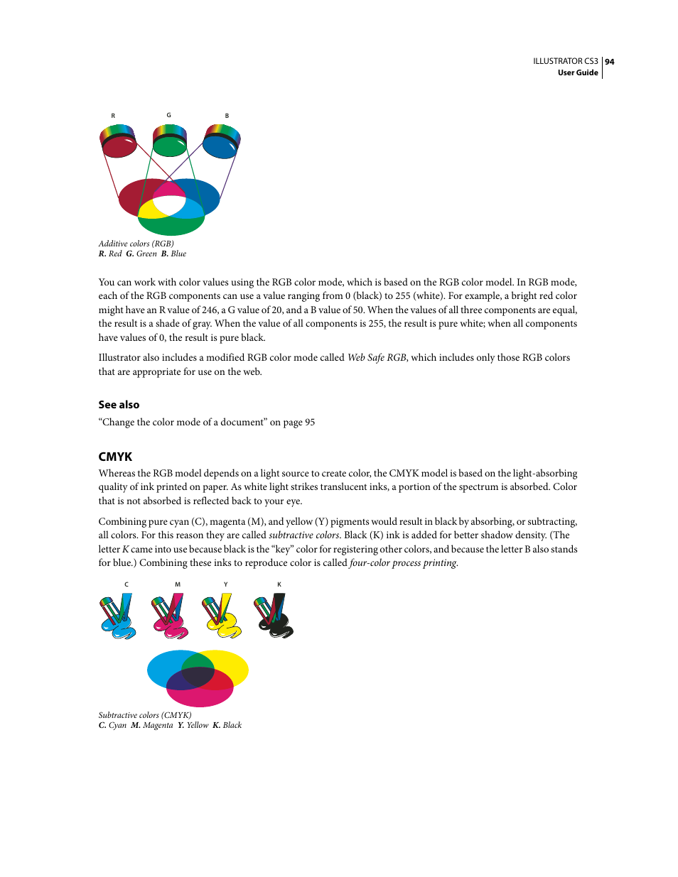 Cmyk | Adobe Illustrator CS3 User Manual | Page 100 / 495