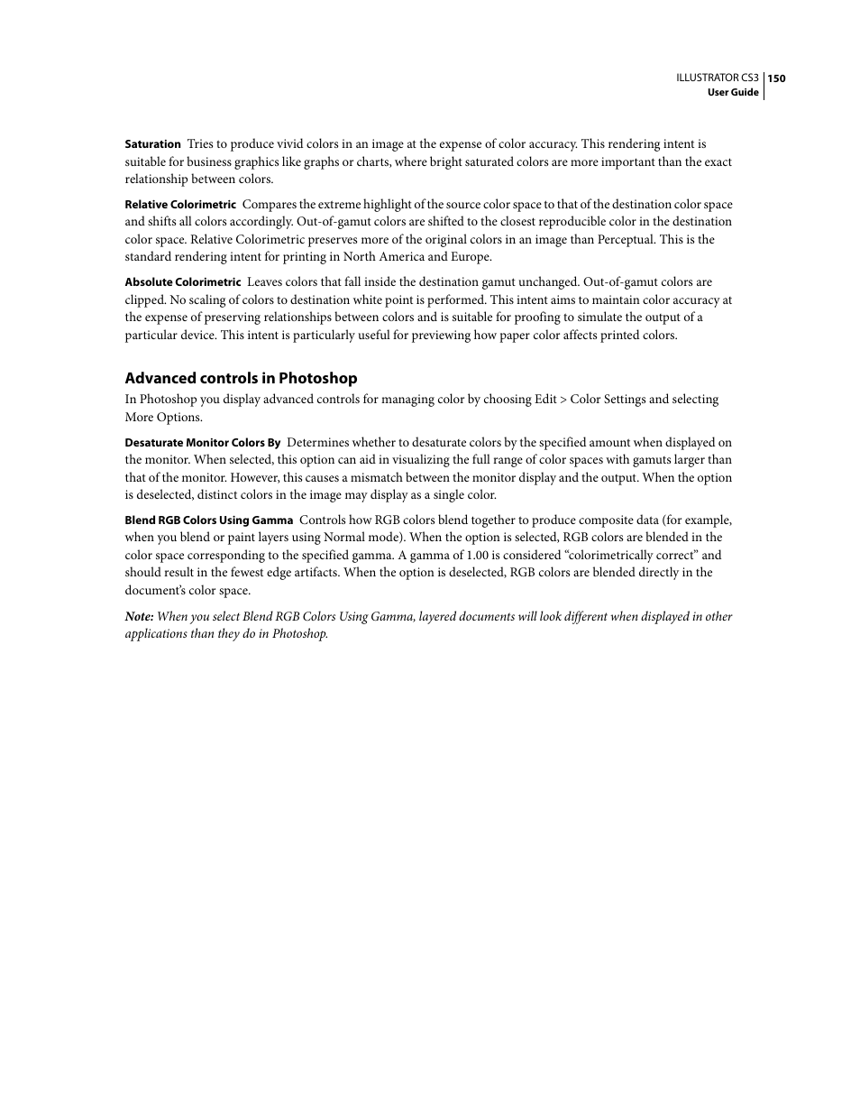 Advanced controls in photoshop | Adobe Illustrator CS3 User Manual | Page 156 / 495