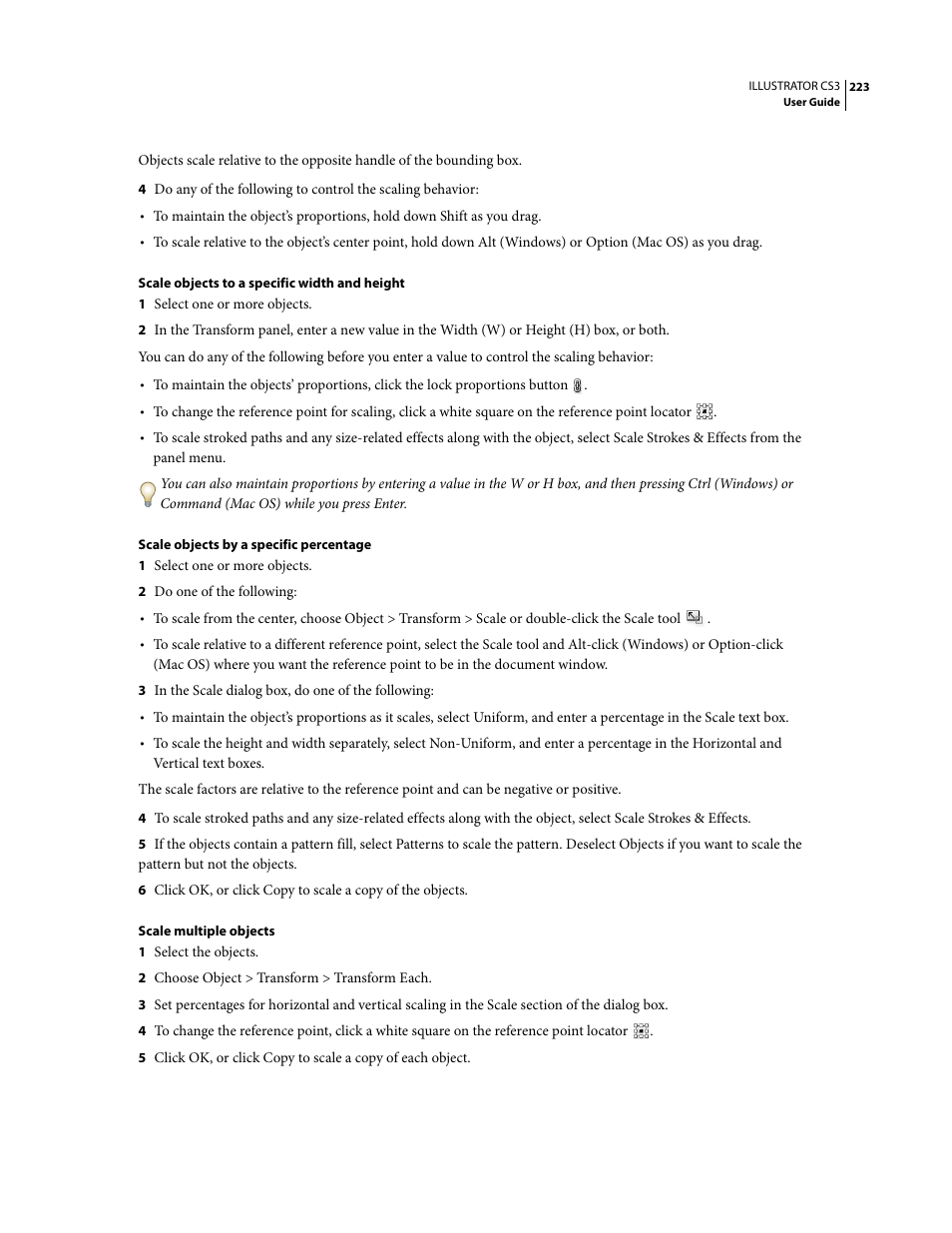 Adobe Illustrator CS3 User Manual | Page 229 / 495