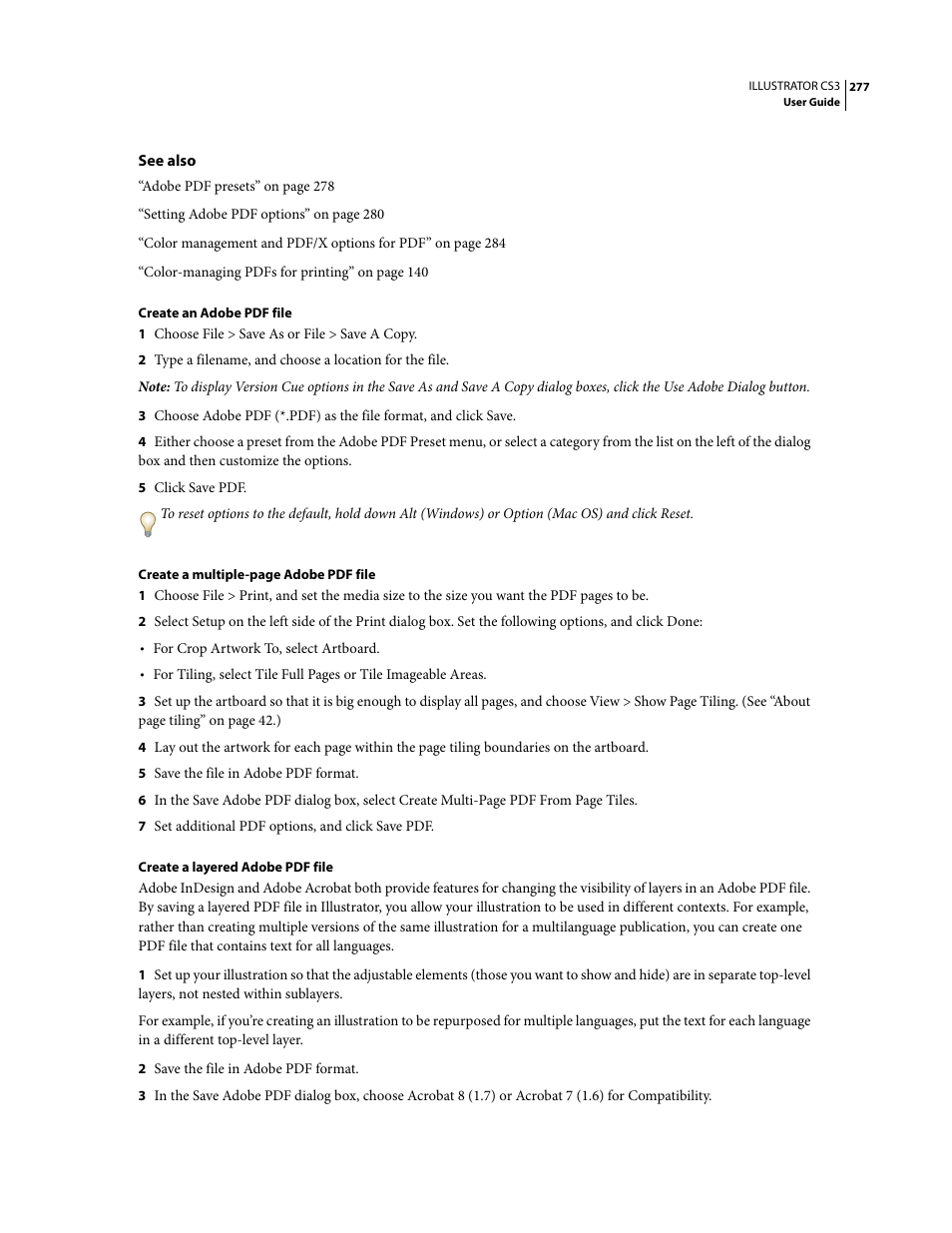 Adobe Illustrator CS3 User Manual | Page 283 / 495