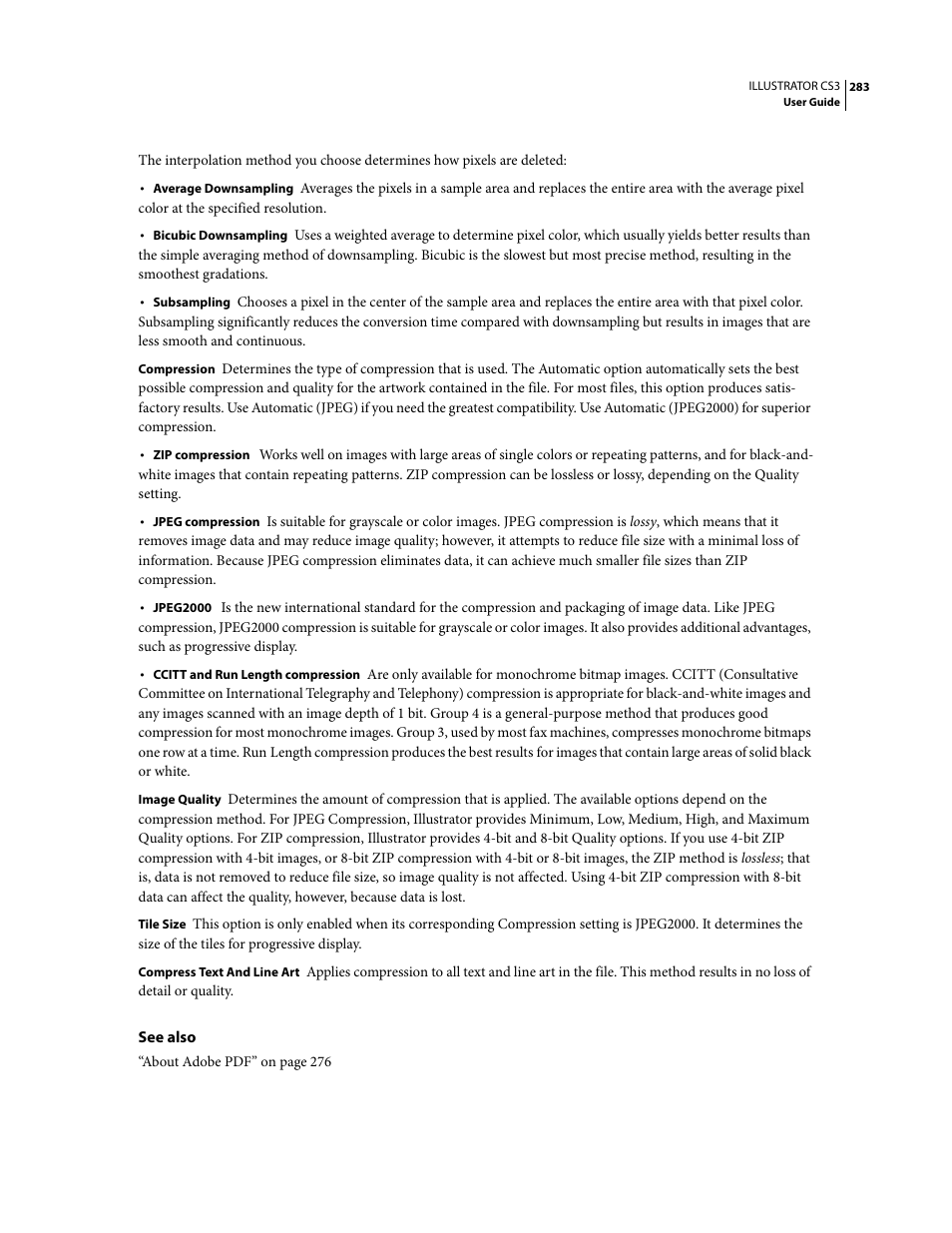 Adobe Illustrator CS3 User Manual | Page 289 / 495