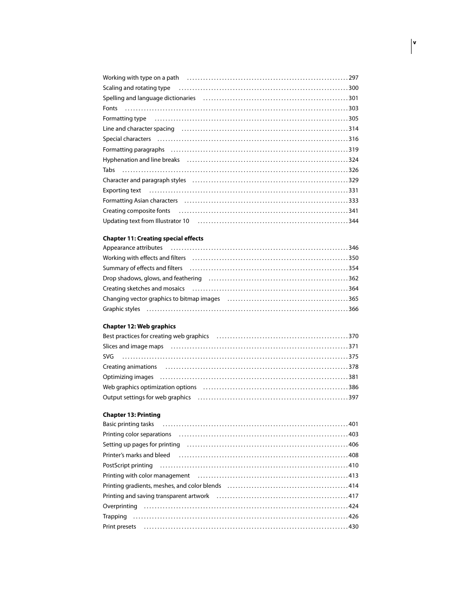 Adobe Illustrator CS3 User Manual | Page 5 / 495