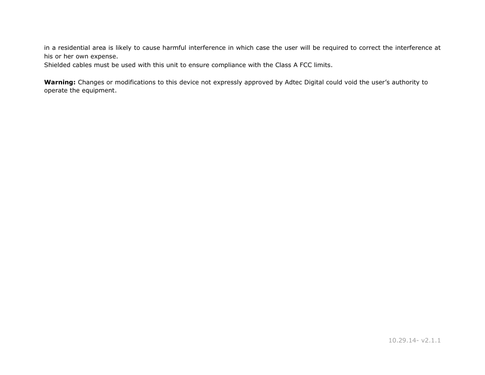 Adtec digital RD-30 (version 2.1.1) Manual User Manual | Page 7 / 39