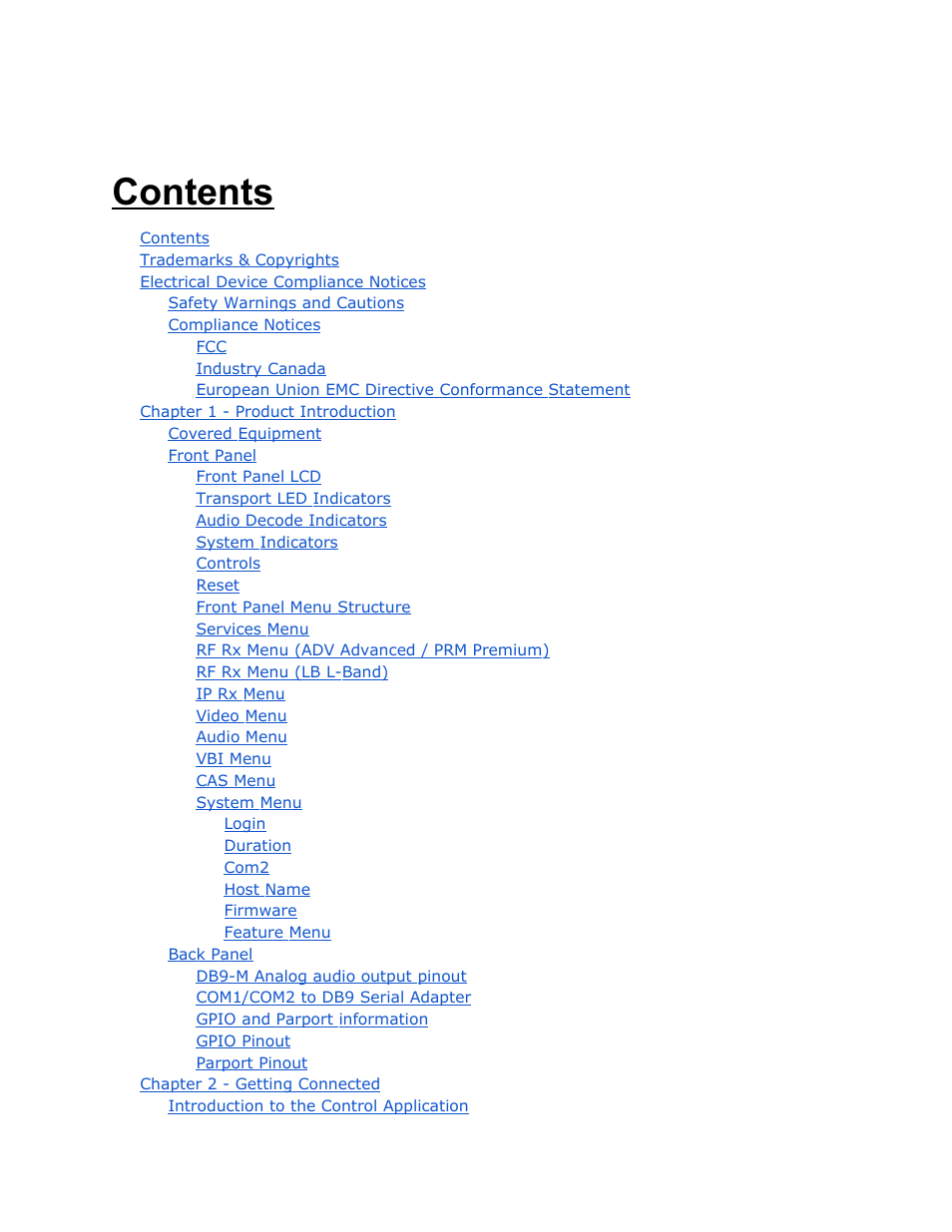 Adtec digital RD-70 (version 1.02.04) Manual User Manual | Page 2 / 68