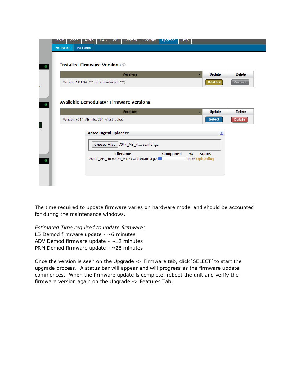 Adtec digital RD-70 (version 1.02.04) Manual User Manual | Page 41 / 68