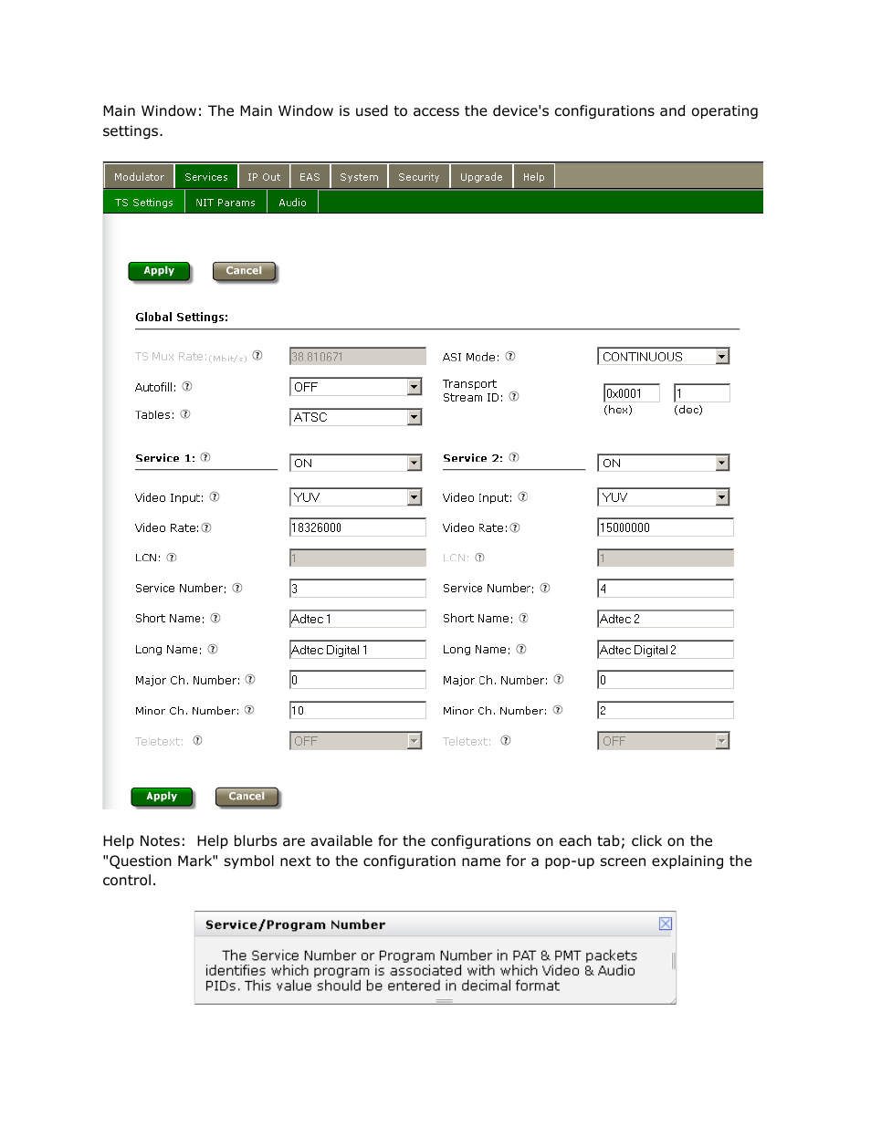 Adtec digital YUV2QAM (version 01.02.01) Manual User Manual | Page 27 / 46