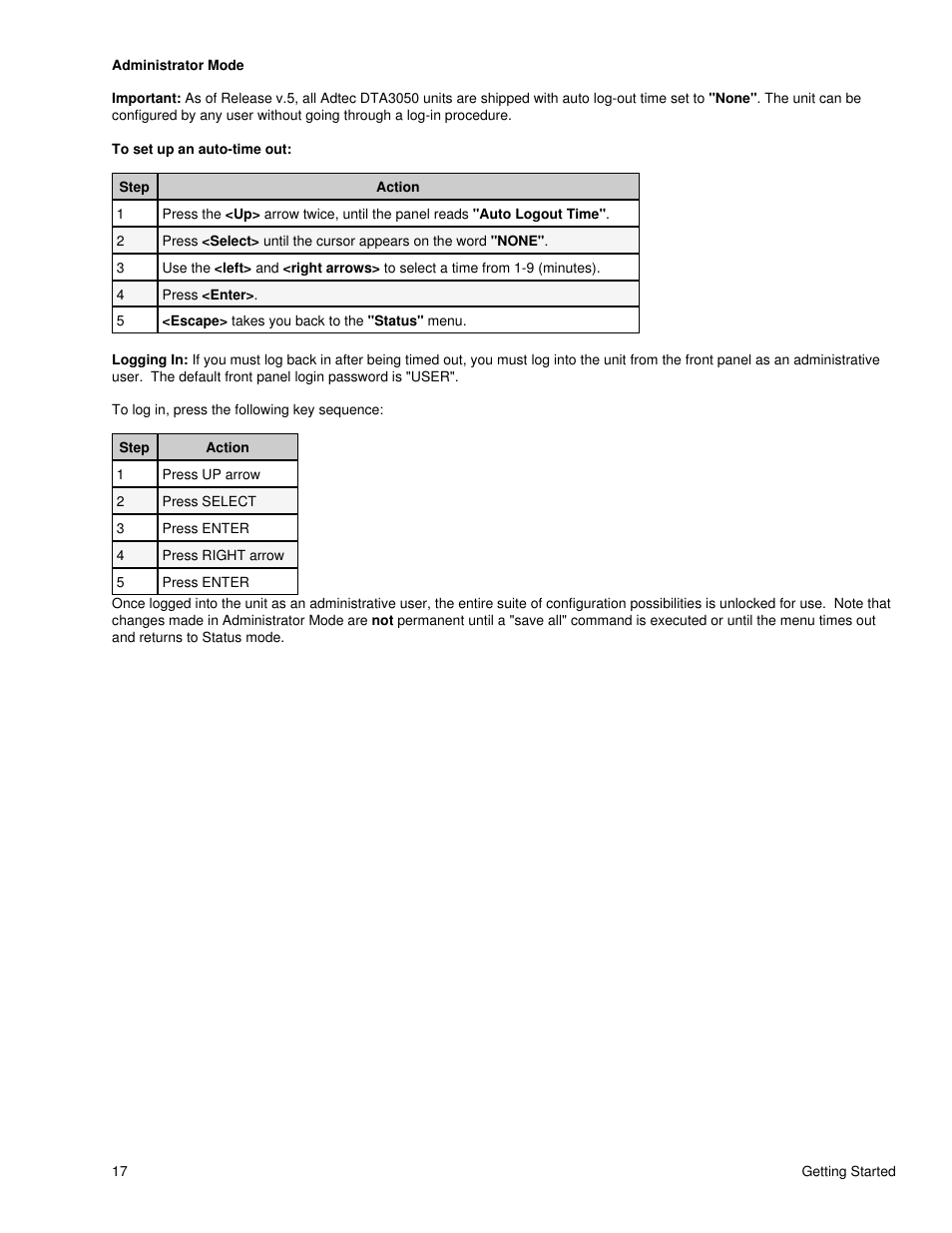 Adtec digital DTA-3050 (version 6.02.14) Manual User Manual | Page 20 / 94
