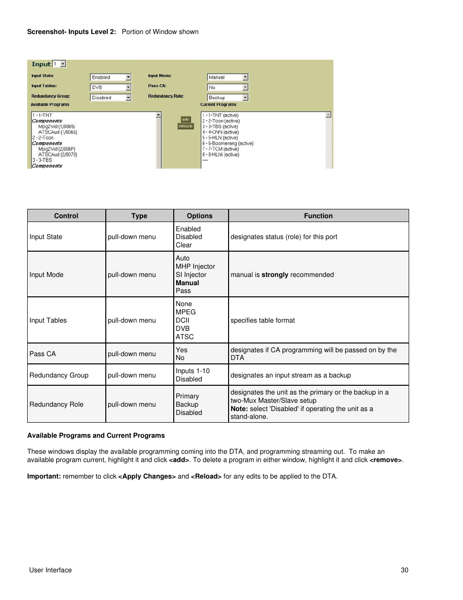 Adtec digital DTA-3050 (version 6.02.14) Manual User Manual | Page 35 / 94