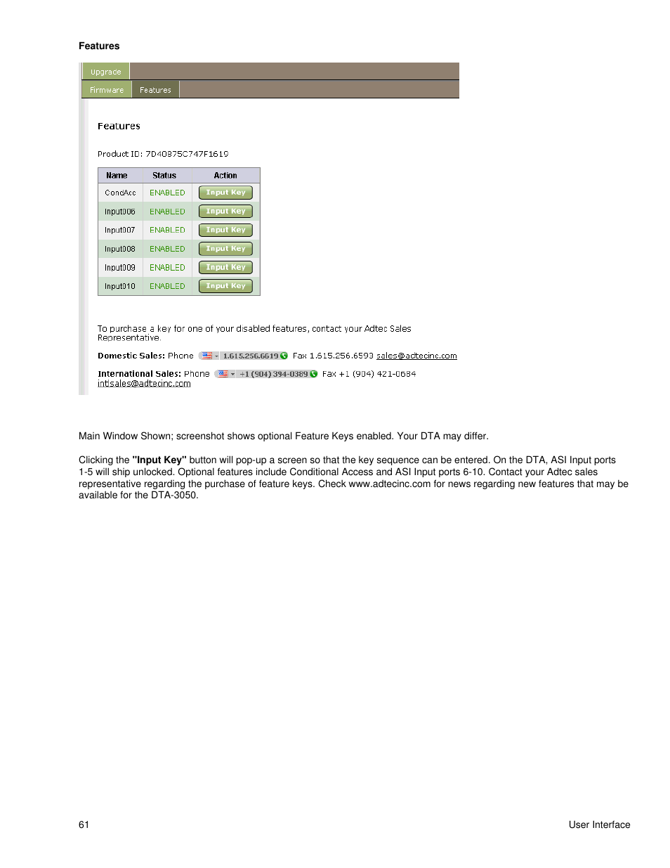 Adtec digital DTA-3050 (version 6.02.14) Manual User Manual | Page 70 / 94