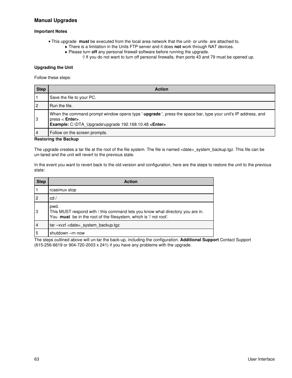 Manual upgrades | Adtec digital DTA-3050 (version 6.02.14) Manual User Manual | Page 72 / 94