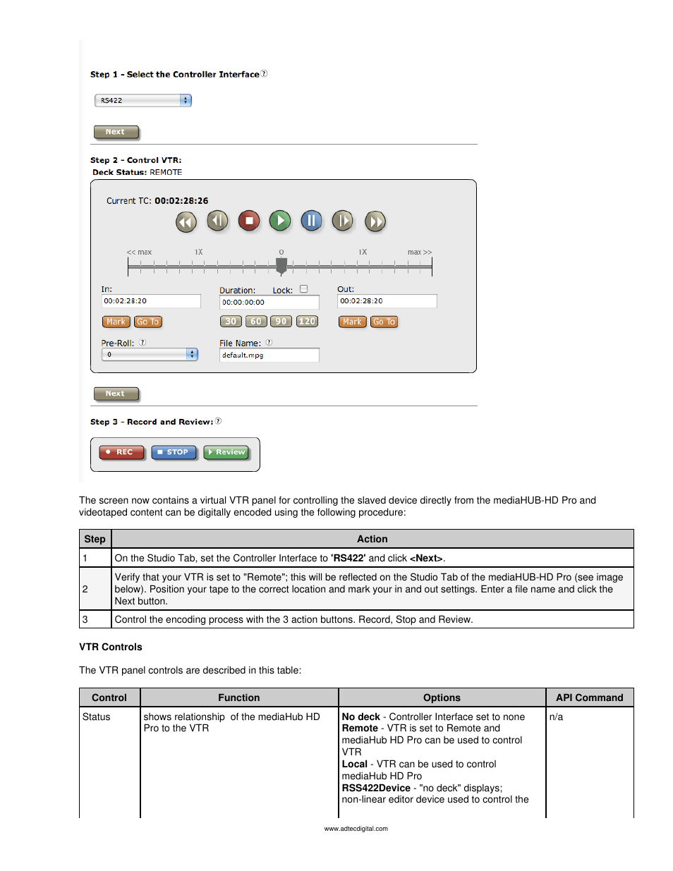 Adtec digital mediaHUB-HD Pro (version 03.07.19) Manual User Manual | Page 60 / 98