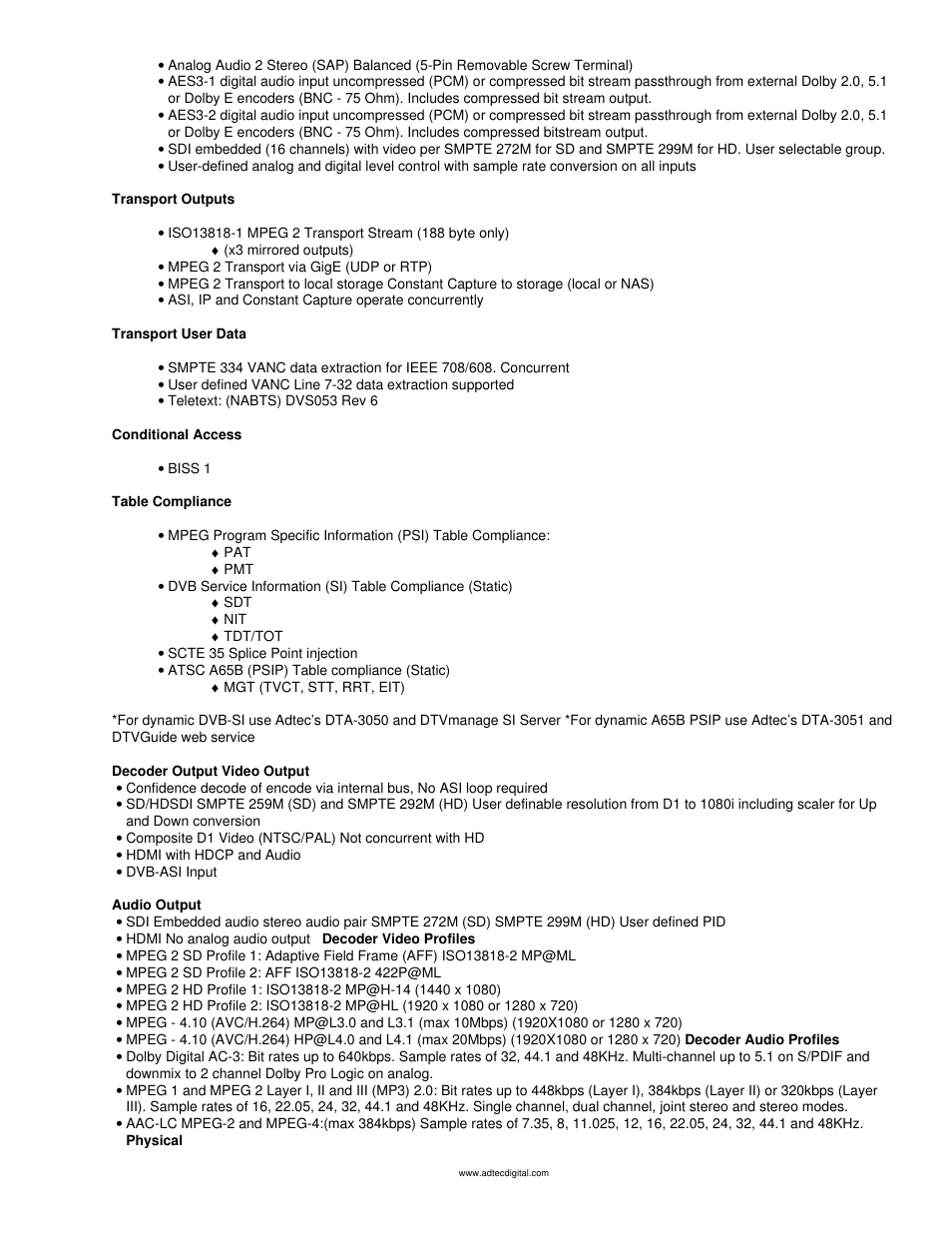 Adtec digital mediaHUB-HD Pro (version 03.07.19) Manual User Manual | Page 75 / 98