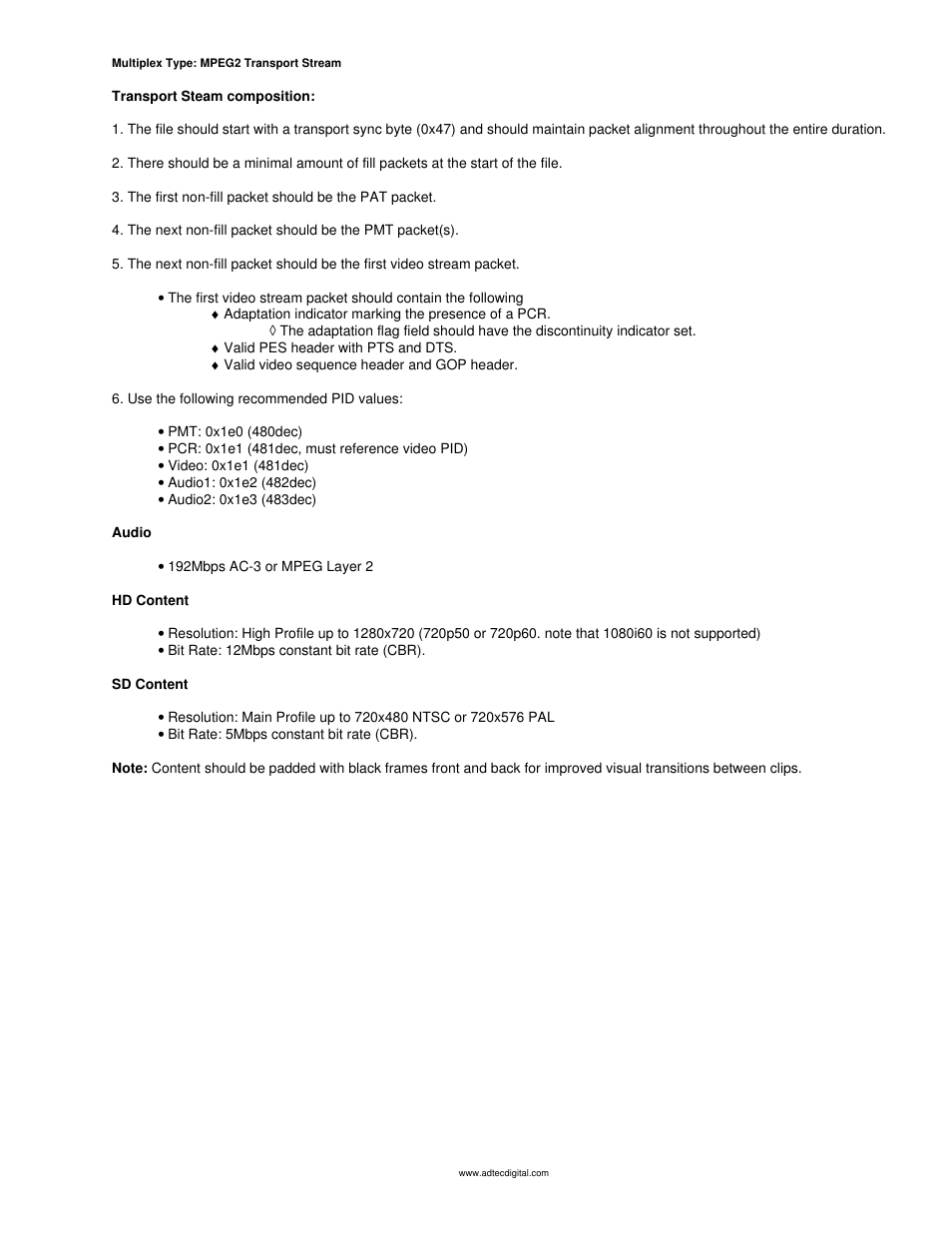 Adtec digital mediaHUB-HD Pro (version 03.07.19) Manual User Manual | Page 80 / 98