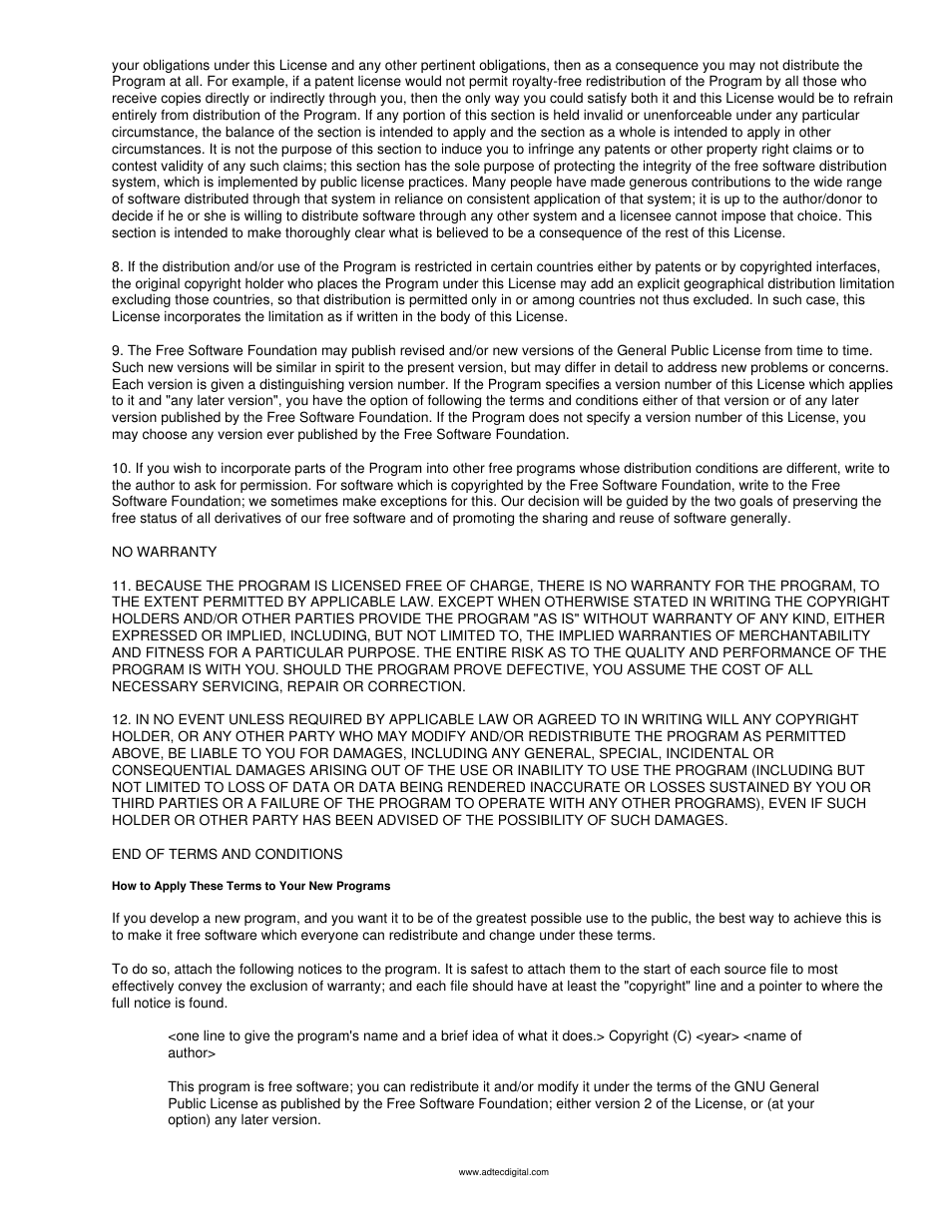 Adtec digital mediaHUB-HD Pro (version 03.07.19) Manual User Manual | Page 97 / 98