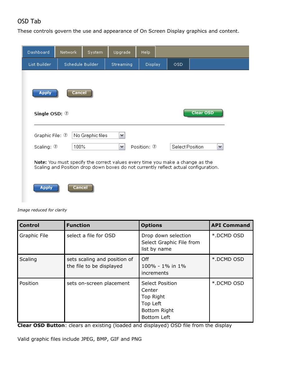 Osd tab | Adtec digital Soloist-HD Pro (version 02.07.09) Manual User Manual | Page 32 / 77