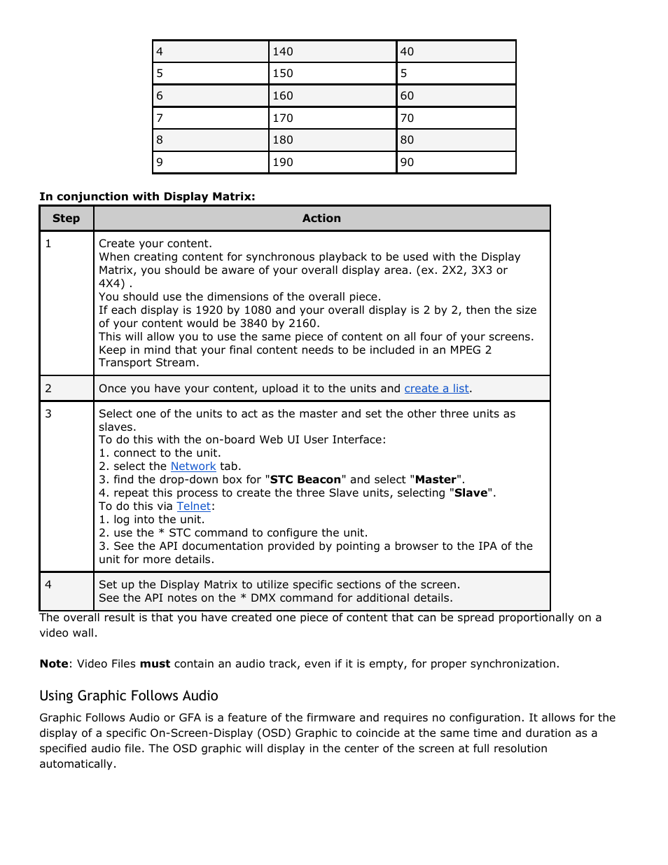 Using graphic follows audio, Using, Graphic | Follows, Audio | Adtec digital Soloist-HD Pro (version 02.07.09) Manual User Manual | Page 57 / 77