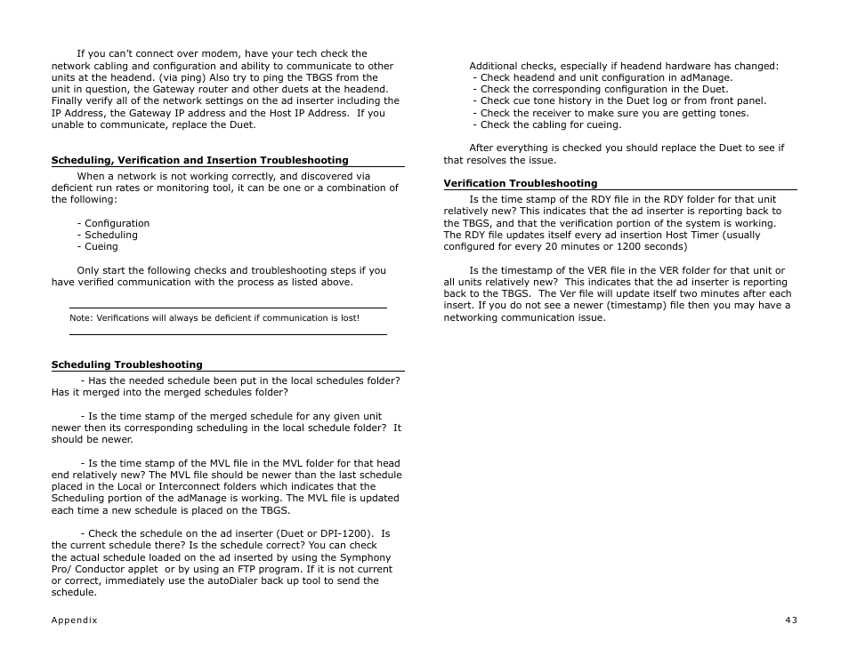 Adtec digital TBGS w/adManage User Manual | Page 45 / 50