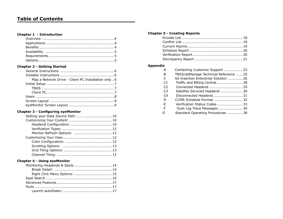 Adtec digital eyeMonitor User Manual | Page 4 / 42