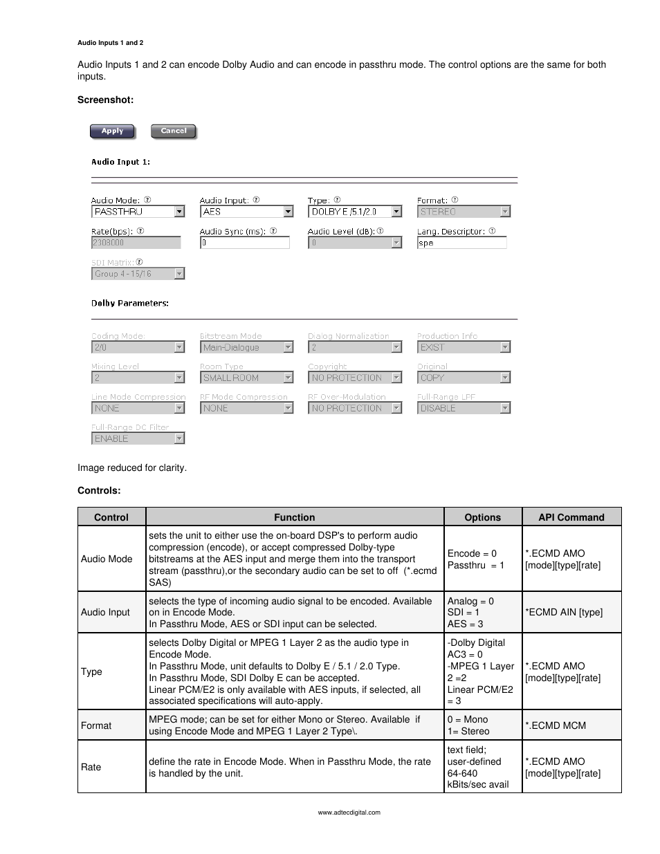 Adtec digital mediaHUB-HD 422 (version 1.01.10_M_2) Manual User Manual | Page 61 / 104