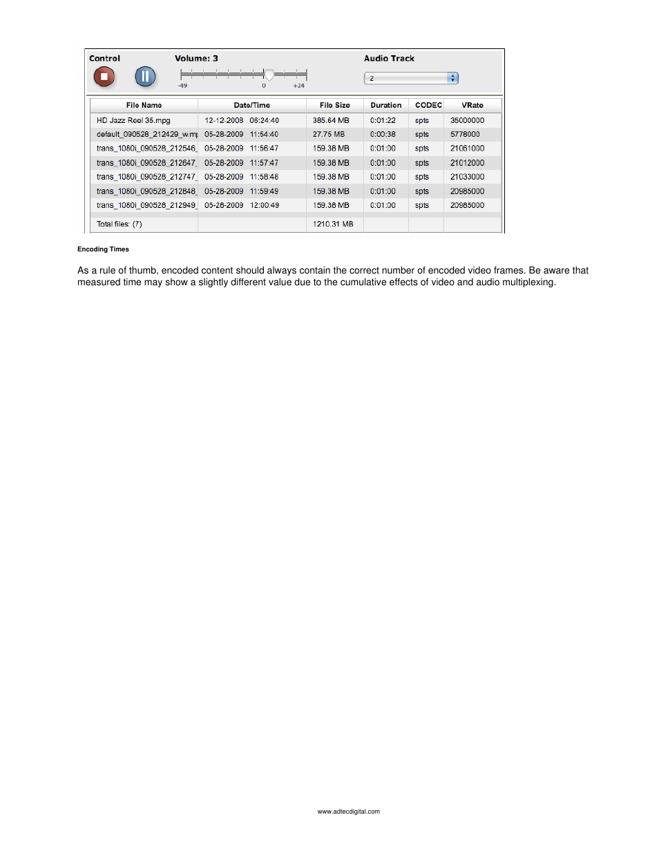 Adtec digital mediaHUB-HD 422 (version 1.01.10_M_2) Manual User Manual | Page 76 / 104