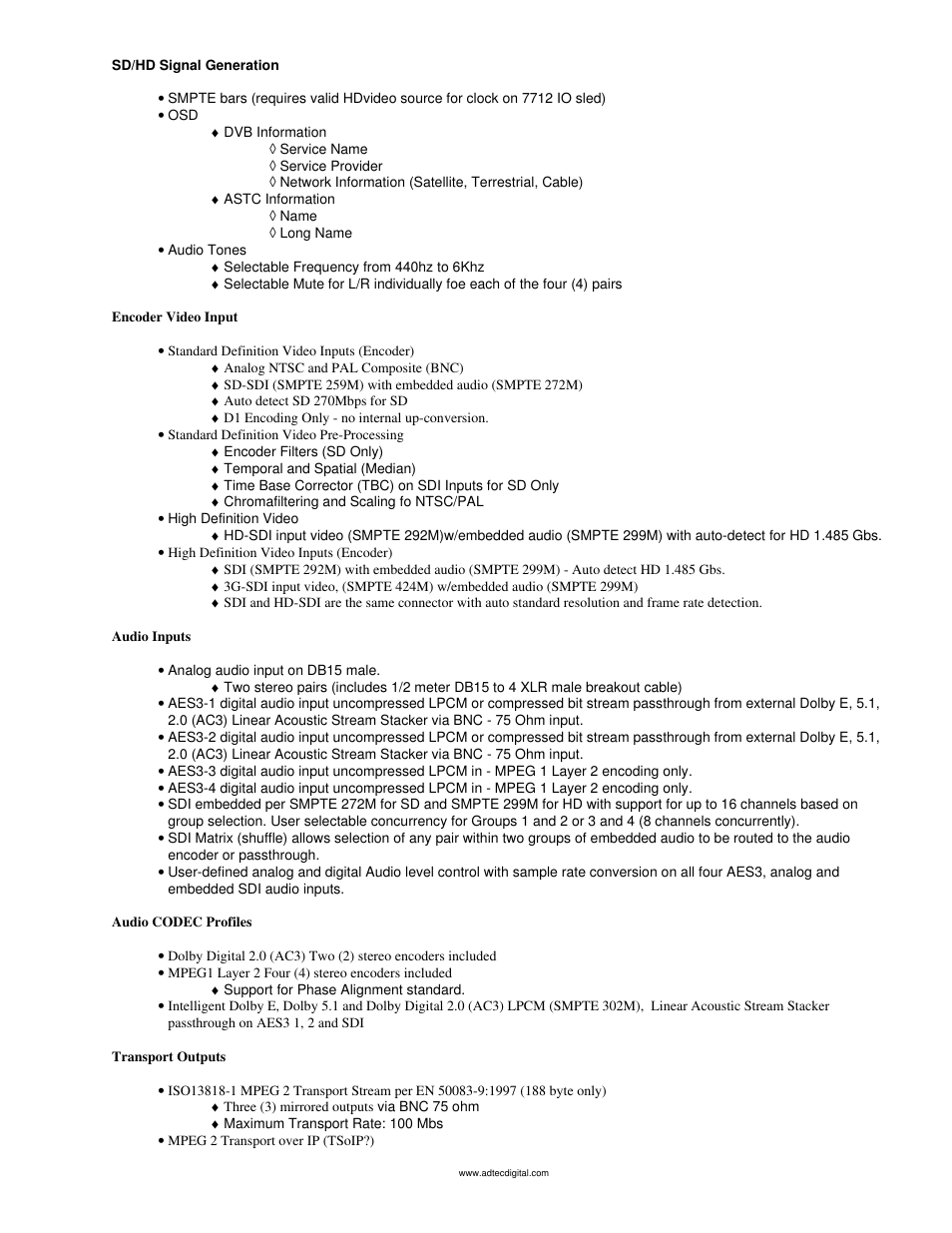 Adtec digital mediaHUB-HD 422 (version 1.01.10_M_2) Manual User Manual | Page 90 / 104