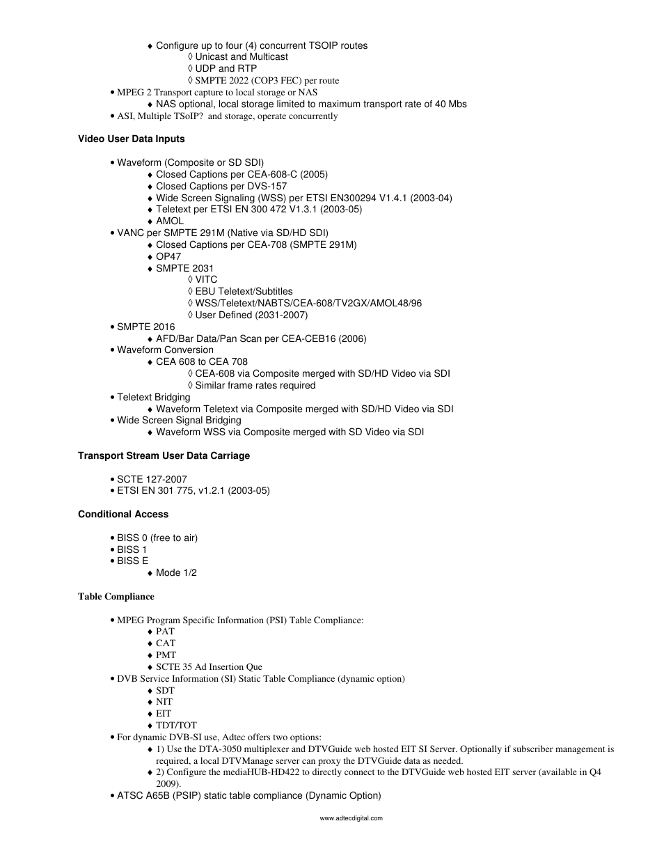 Adtec digital mediaHUB-HD 422 (version 1.01.10_M_2) Manual User Manual | Page 91 / 104