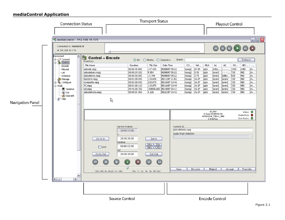 Mediacontrol application | Adtec digital mediaHUB (version 02.00.13) User Manual | Page 11 / 24