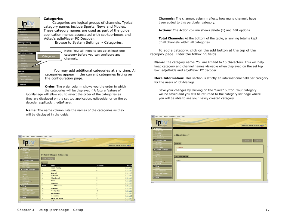 Adtec digital MAS & iptvManage User Manual | Page 19 / 44