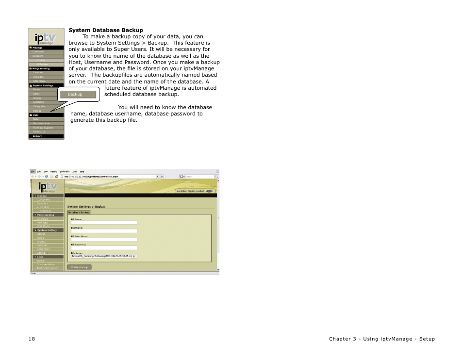 Adtec digital MAS & iptvManage User Manual | Page 20 / 44