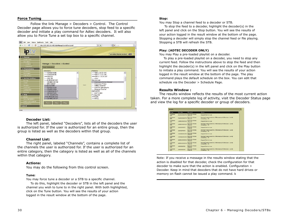 Adtec digital MAS & iptvManage User Manual | Page 32 / 44