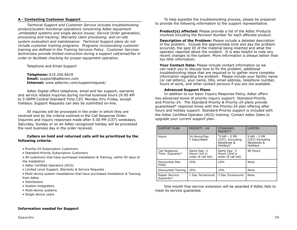 Adtec digital MAS & iptvManage User Manual | Page 41 / 44