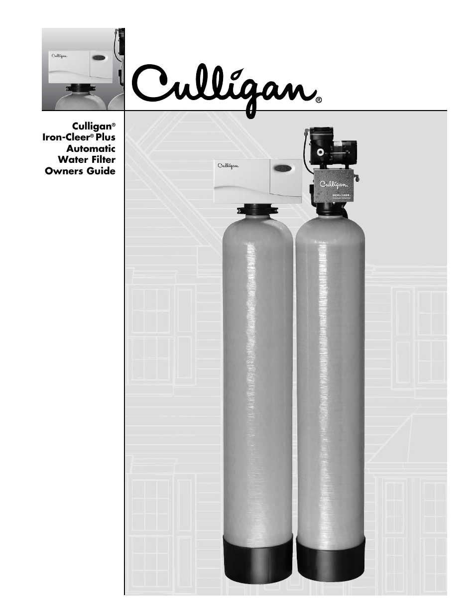 Culligan Iron-Cleer Plus User Manual | 25 pages