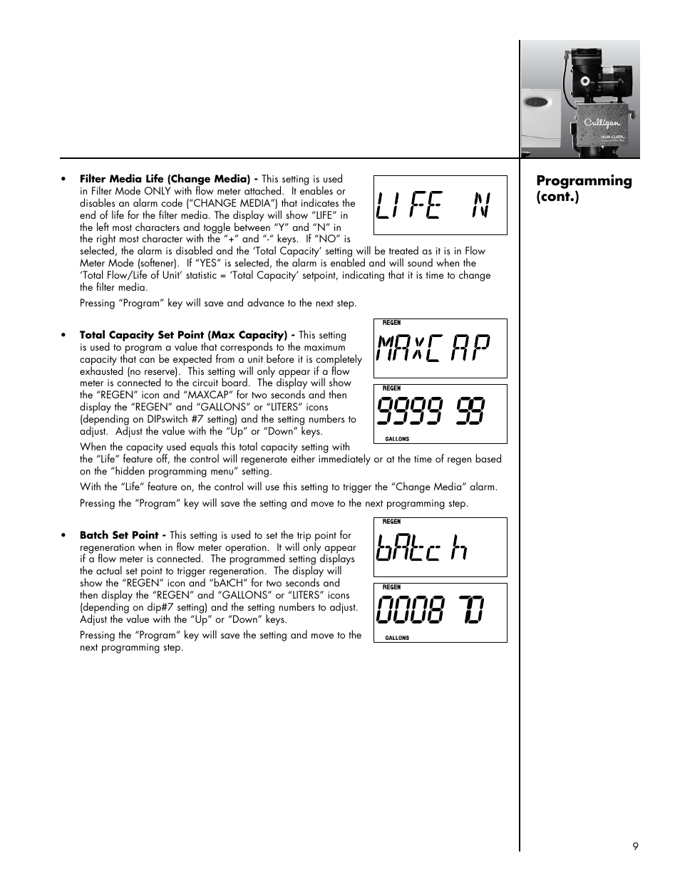 Culligan Iron-Cleer Plus User Manual | Page 13 / 25