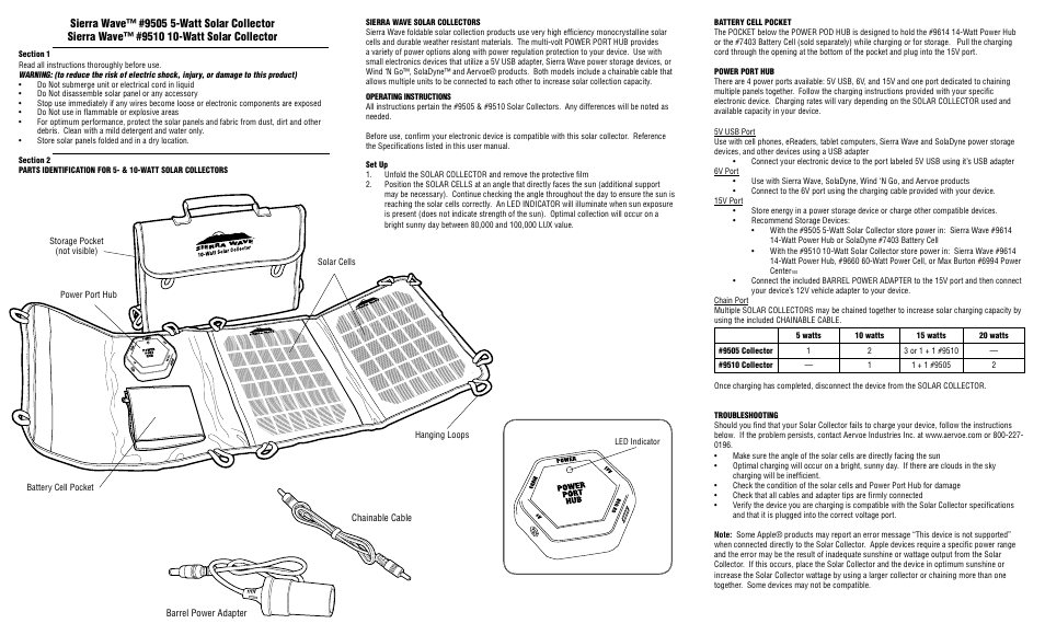 Aervoe 5-Watt Solar Collector User Manual | Page 2 / 2