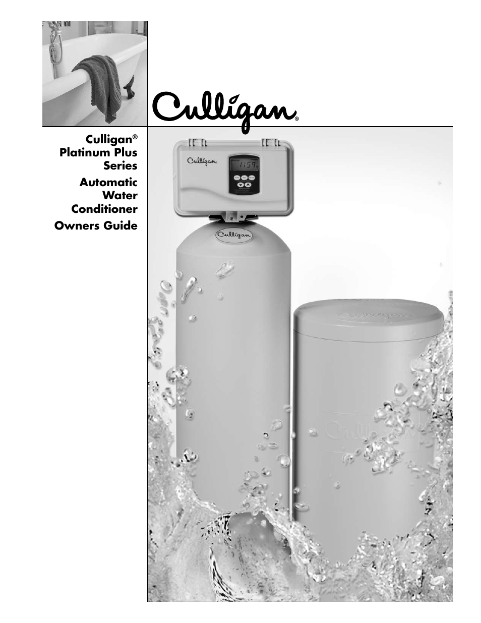 Culligan Platinum Plus Series User Manual | 60 pages