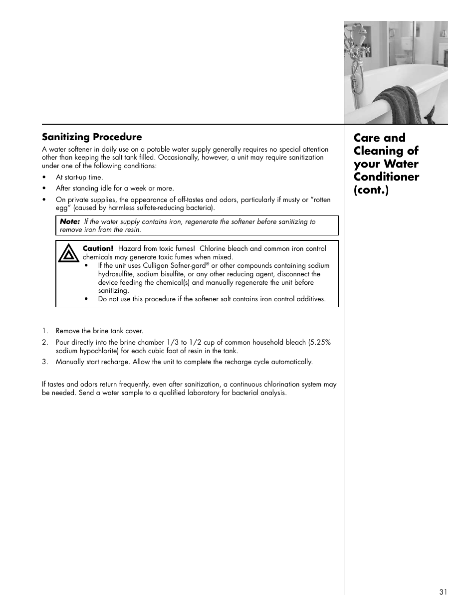 Culligan Platinum Plus Series User Manual | Page 35 / 60