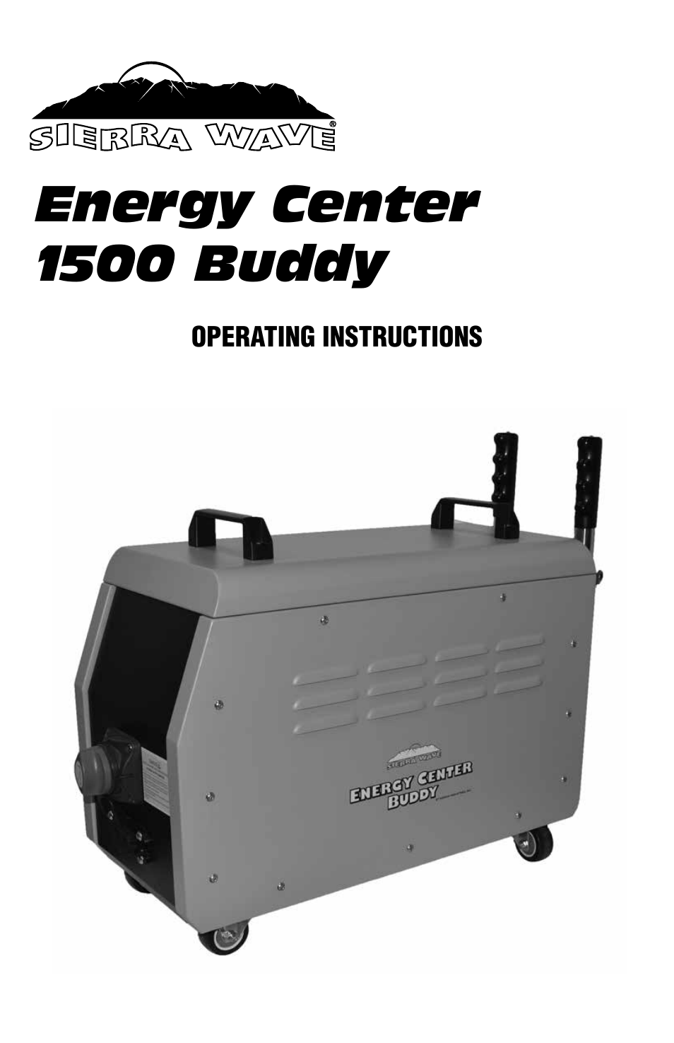 Aervoe 1500-Watt Energy Center Buddy User Manual | 8 pages