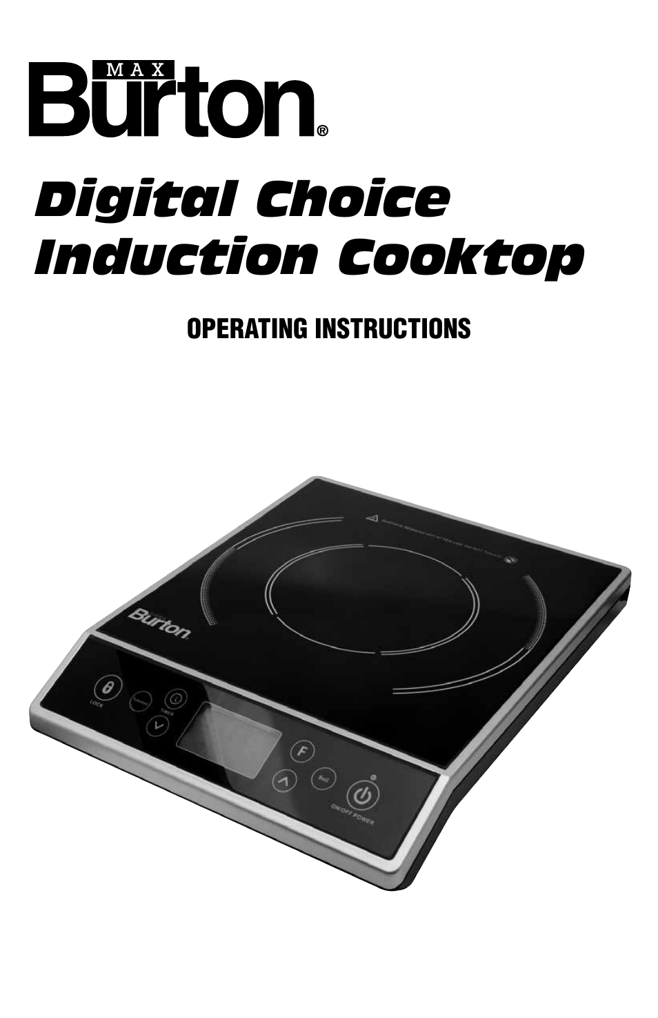 Aervoe Digital Choice Induction Cooktop User Manual | 16 pages